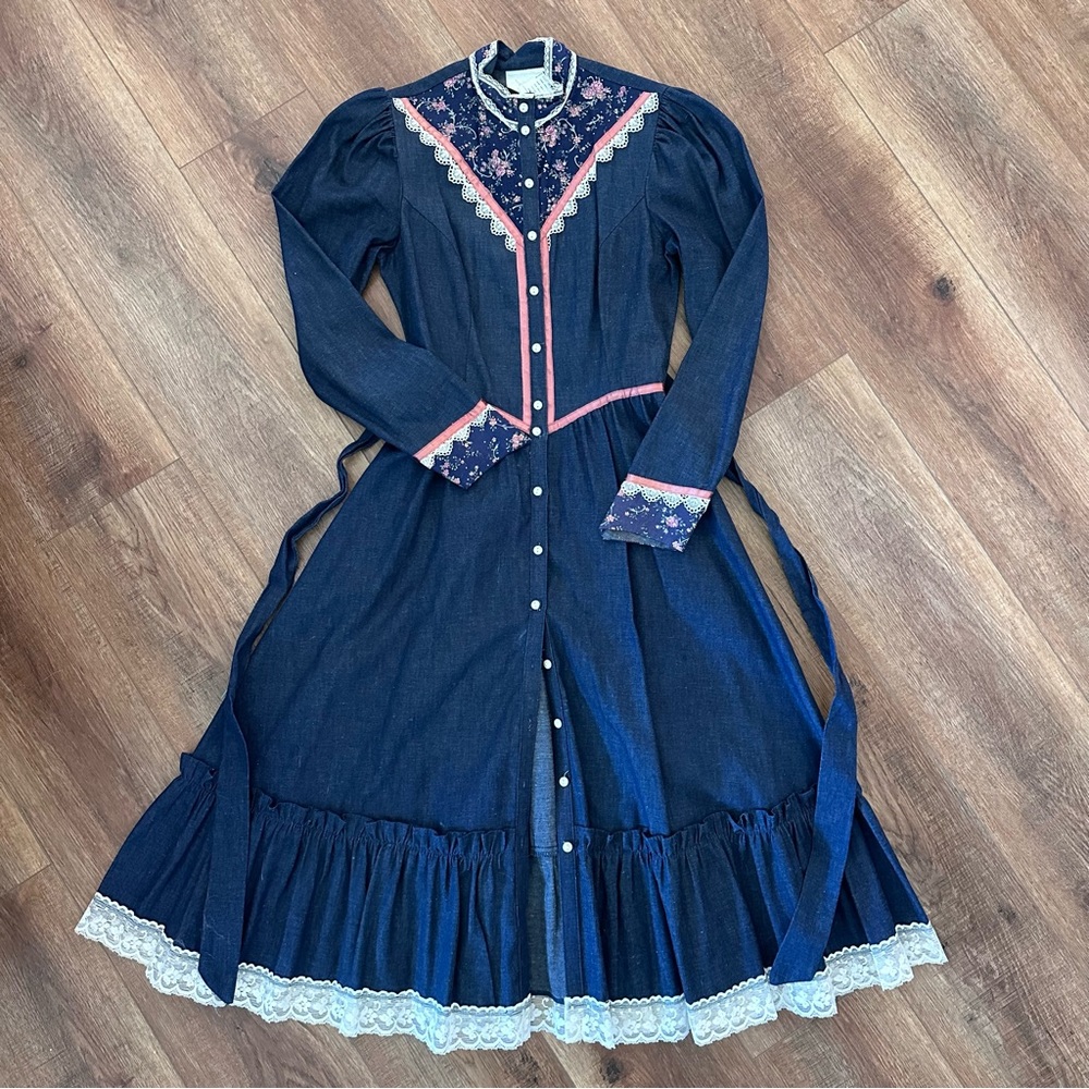 Denim Gunne Sax Dress - SELLING AS IS
